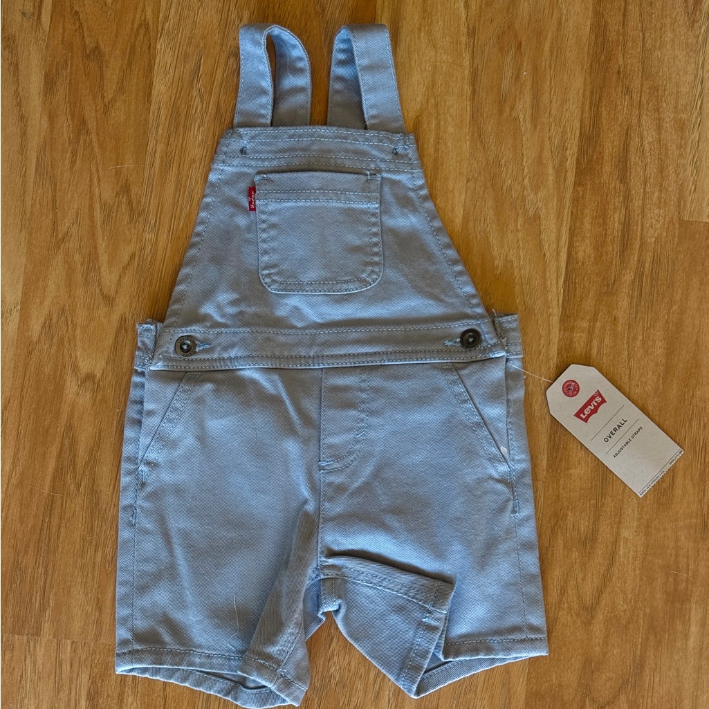 Levi's Kids Blue Denim Overalls